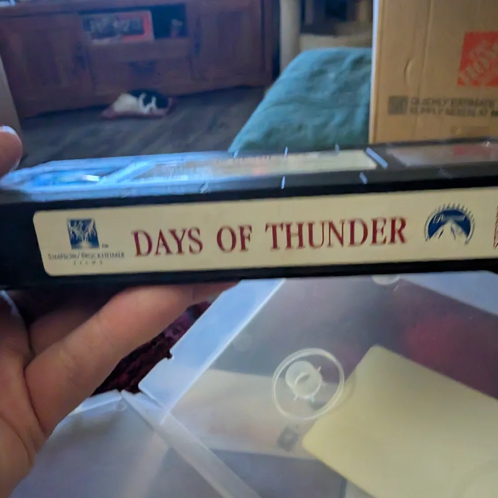 Vintage Black VHS Tape